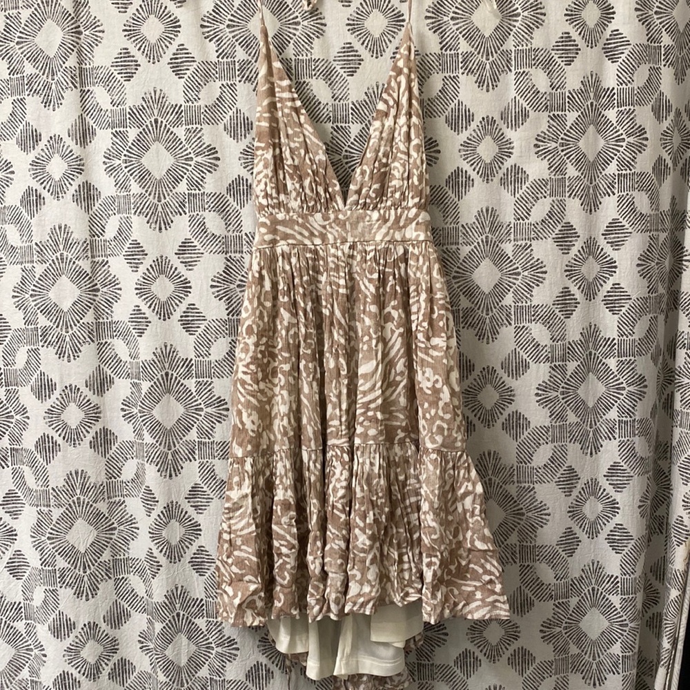Backless halter dress
